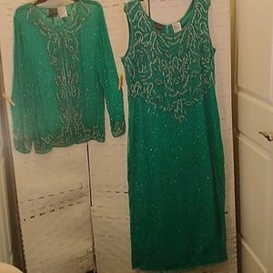 Classic & Classy Silk Beaded Gown